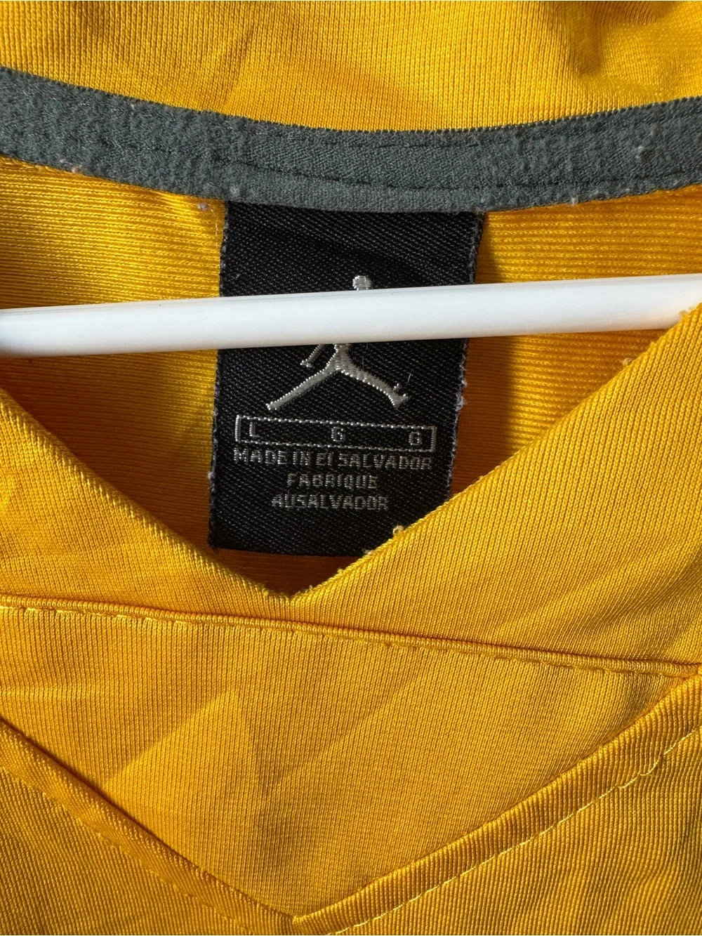 Vintage Tom Brady Jordan Men's Yellow and Black #10 Football Jersey